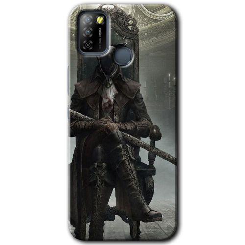 İnfinix Smart 5 Kılıf HD Desen Baskılı Arka Kapak - Bloodborne Hunters