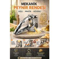 Peynir Çikolata Kuruyemiş Tambur Dilimleyici Öğütücü Rendesi 18/10 Paslanmaz Çelik - Profesyonel 723471