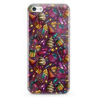 Apple iPhone 5 Kılıf Parti Malzemeleri Doodle Arka Kapak Koruma Desenli Full Koruyucu