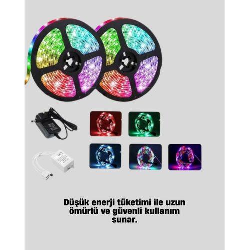 Uzaktan Kumandalı Rgb Smart Şerit Led Işık Esnek Ve Taşınabilir Dekorasyon
