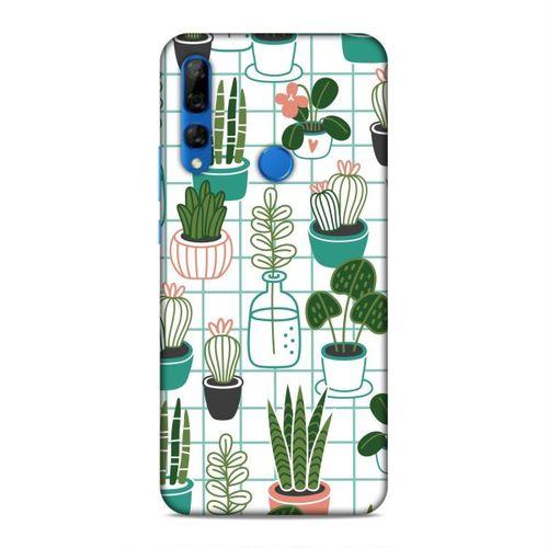 Huawei Y9 Prime 2019 Kılıf Kaktus1 Arka Kapak Silikon Koruma Full Koruyucu