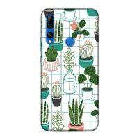 Huawei Y9 Prime 2019 Kılıf Kaktus1 Arka Kapak Silikon Koruma Full Koruyucu