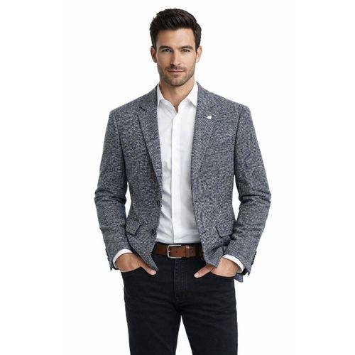 Erkek Tek Spor Ceket 4 Drop Çift Yırtmaçlı Mevsimlik BGL-ST05331