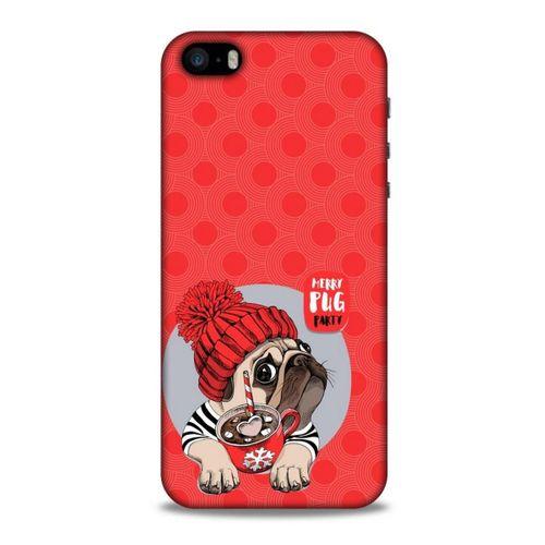 Animax Bereli Pug Apple Iphone 5S Kılıf Desenli Silikon