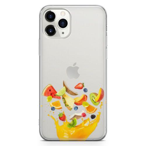 Apple iPhone 11 Pro Kılıf Katı Meyve Sıkacağı Arka Kapak Koruma Desenli Full Koruyucu