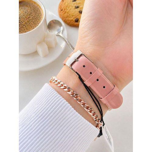 Daniel Klein Deri Kordonlu 2 Yıl Garantili 3 Atm Suya Dayanıklı Kadın Kol Saati+Bileklik BD.12810.5