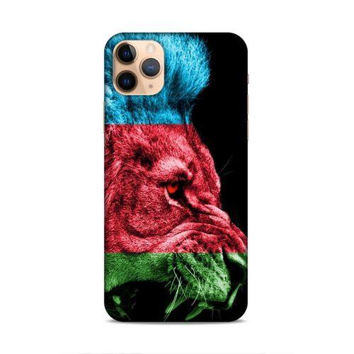 Apple Iphone 11 Pro Uyumlu Kılıf Azarbaijan (24) Darbe Emici Kılıf Bayrak Aslan