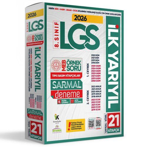 2026 8 Sınıf LGS 1 ve 2 ÇEYREK İLK YARIYIL MEB Örnek Soru Tıpkı Basım Sarmal Deneme Paketi Çözümlü