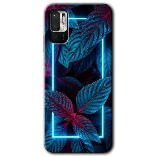Poco M3 Pro Kılıf HD Desen Baskılı Arka Kapak + Temperli Cam - Mekanik Yaprak 4
