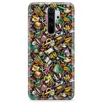 Xiaomi Redmi Note 8 Pro Kılıf Canım Öğretmenim Doodle Arka Kapak Koruma Desenli Full Koruyucu