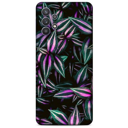 Lopard Samsung Galaxy A32 Uyumlu Kılıf Bahar (28) Arka Kapak Pembe Yeşil