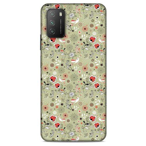 Lopard Xiaomi Poco M3 Uyumlu Kılıf Botanix (61) Tam Koruma