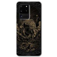MRCİLETİSİM MRCİLETİSİM Samsung Galaxy S20 Ultra Kılıf HD Desen Baskılı Arka Kapak + Temperli Cam - Kıyamet