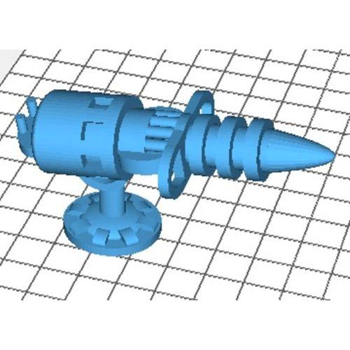Ölüm Işını Hedefi 28mm Ölçek 3D Baskı (Bu ürün Sadece Plastik parçadır - Almadan Önce Soru Sorabilirsiniz)