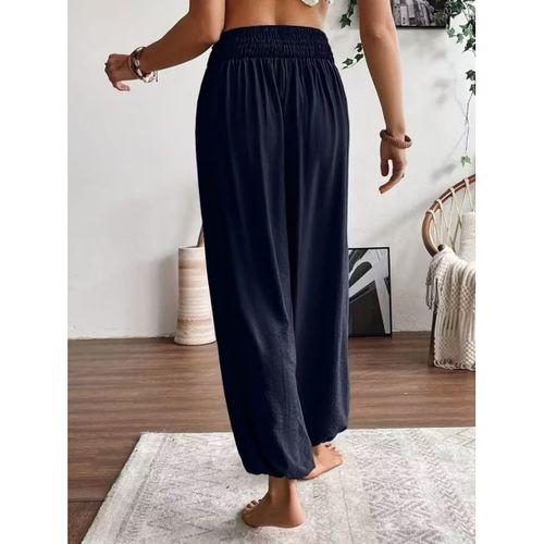 Kadın Yüksel Bel Yoğun Büzgü Detaylı Aerobin Pantolon