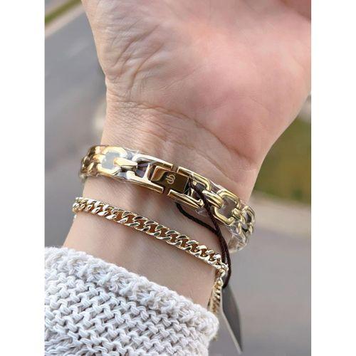 Bigotti Mini Vintage Kasa Çelik Kordon 2 Yıl Garantili 3 Atm Kadın Kol Saati+Bileklik YBG.10654.4