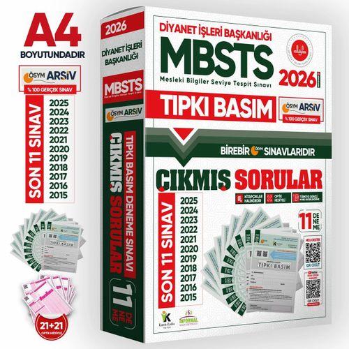 2026 DİB-MBSTS ÖSYM Çıkmış Soru Tıpkı Basım 11li Kitapçık Türkiye Geneli Deneme Paketi