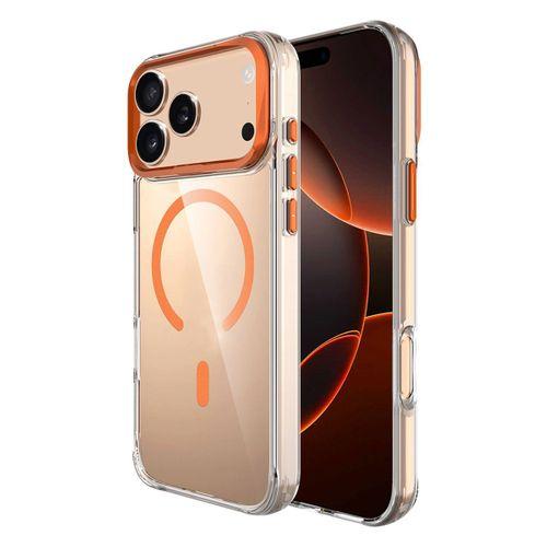 Apple iPhone 17 Pro Max Kılıf M-safe Şarj Özellikli Airbagli Kamera Standlı Zore Azor Kapak