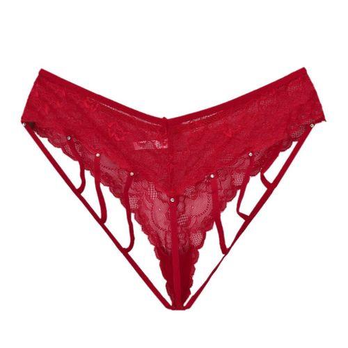 Kadın Ön Güpürlü Arka İp Fantazi Külot 7024 BGL-ST04364