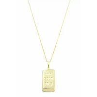 Külçe Altın Kolye - Büyük Boy - Altın