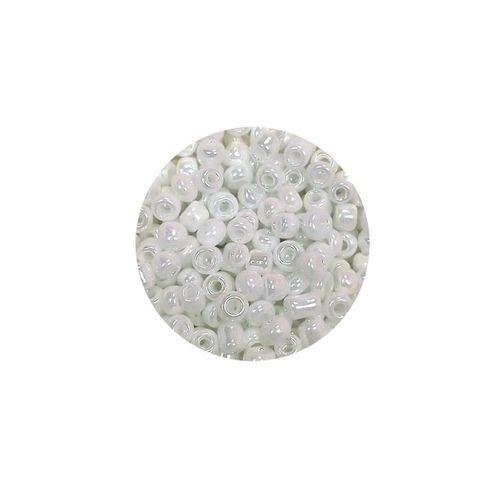 Dökme Cam Kum Boncuk (8/0) 3 mm - 60 Gram - İnci Beyaz - BNC186