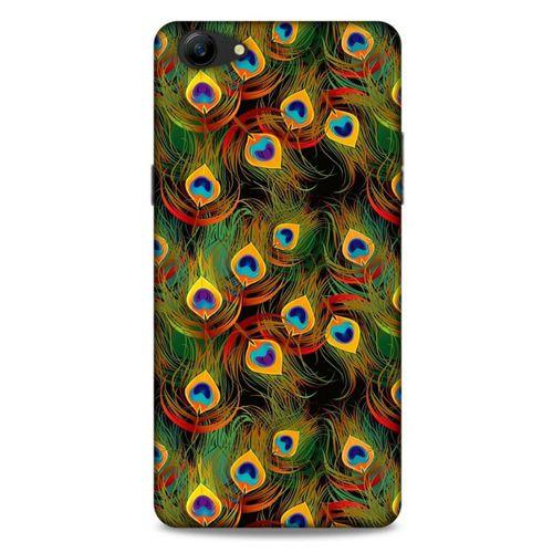 Oppo A79 Kılıf Desenli Özel Seri Tüyler (12) Koruyucu Silikon