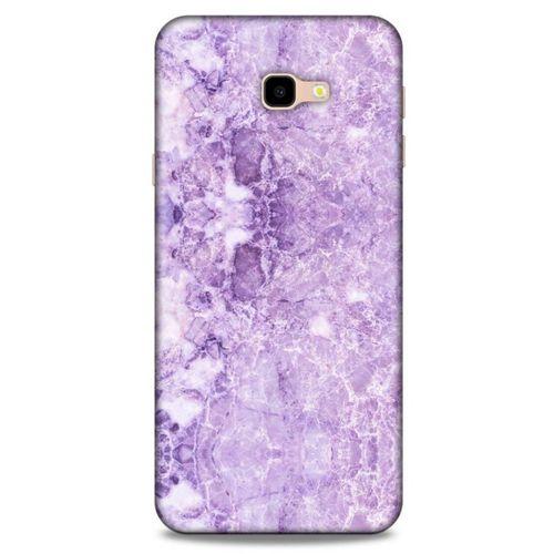 Mermer Desenli (16) Tema Kalın Kılıf Lila Samsung Galaxy J4 Plus Kılıf