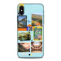 Lopard Apple iPhone XS Uyumlu Kılıf Şehirli ※ (30) Hakkari Silicone Case