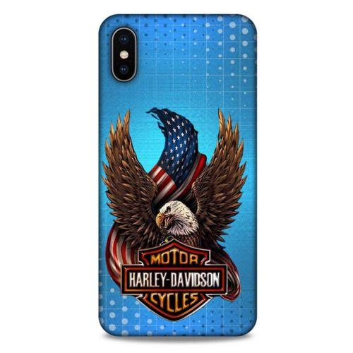 Apple iPhone XS Max Uyumlu Kılıf Motorsiklet (38) Neo Hybrid Kılıf Harley Davidson