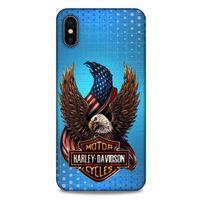 Apple iPhone XS Max Uyumlu Kılıf Motorsiklet (38) Neo Hybrid Kılıf Harley Davidson
