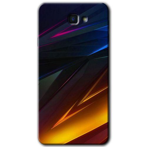 MRCİLETİSİM Samsung Galaxy J7 Prime 2 Kılıf HD Desen Baskılı Arka Kapak + Temperli Cam - Stranger Lines