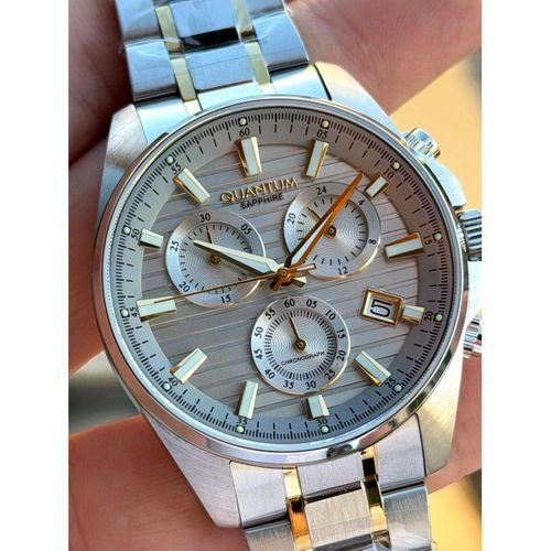 Quantum Sapphire Cam İtalyan Bileklikli 10 Atm Suya Dayanıklı 2 Yıl Garantili Erkek Kol Saati 11.310