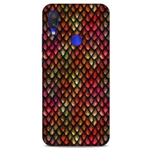 Xiaomi Redmi Note 7 Pro Kılıf Dragons (8) Baskılı Kılıf Ejderha Deri Pembe