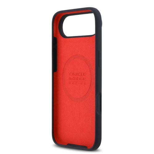 Apple iPhone 17 Air Kılıf Redbull Orjinal Lisanslı M-safe Şarj Özellikli Kırmızı Halka ve Logo Silikon Kapak