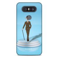 LG K41S - K51S Kılıf FunnyMaX (45) Liquid Air Kılıf Açık Mavi Köpek
