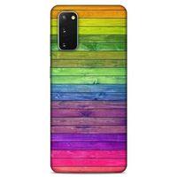 Lopard Samsung Galaxy S20 Uyumlu Kılıf Wood'X (26) Tpu Silikon Kılıf Desenli