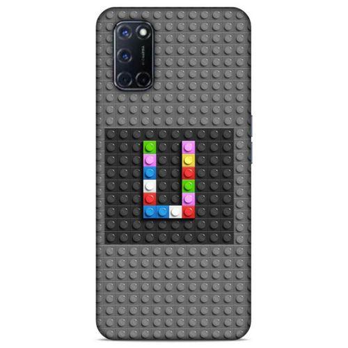 Lopard Oppo A52 Uyumlu Kılıf BloX (33) Hybrid Kılıf U Harfi