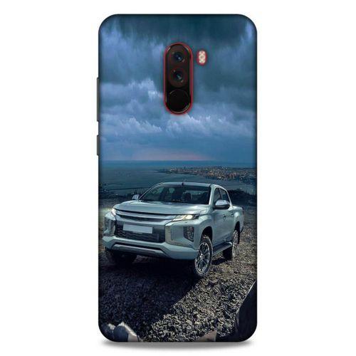 Lopard Xiaomi Pocophone F1 Uyumlu Kılıf PickUpX (37) Silicone Cover Açık Mavi