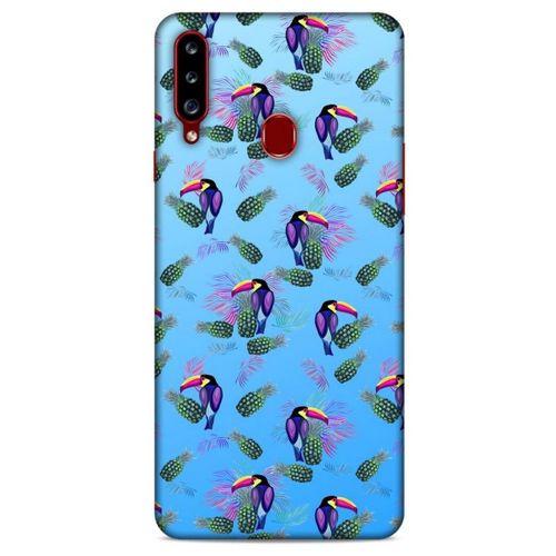 Frutix Ananas 02 Samsung Galaxy A20s Kılıf Desenli Silikon