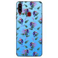 Frutix Ananas 02 Samsung Galaxy A20s Kılıf Desenli Silikon