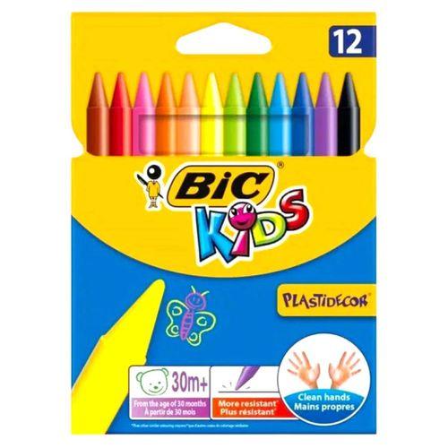 BİC SİLİNEBİLİR PASTEL BOYA 12 RENK