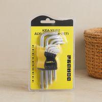 9 Parça Kısa Yıldız (Torx) Alyan Anahtar Seti