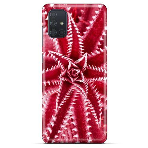 Lopard Samsung Galaxy M51 Uyumlu Kılıf Bahar (27) Tasarımlı Kılıf Kırmızı