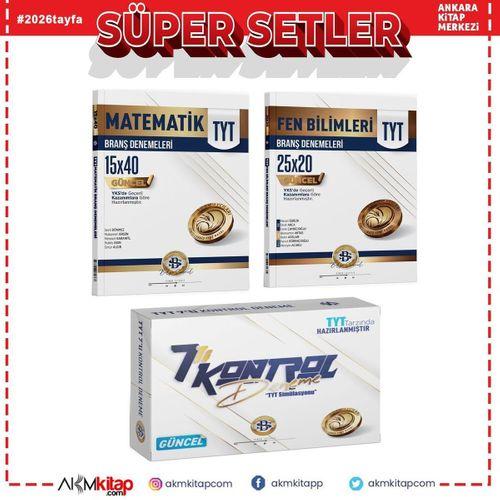 Bilgi Sarmal TYT Matematik Fen Blimleri ve 7 li Kontrol Denemesi 3 Kitap Set