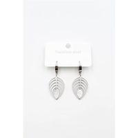 Sedef Yaprak Küpe - Gümüş