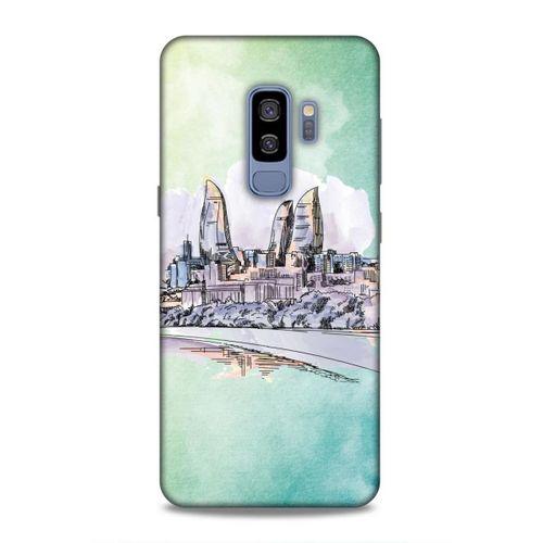 Samsung Galaxy S9 Plus Uyumlu Kılıf Azarbaijan (2) Kabı Baki Silüet