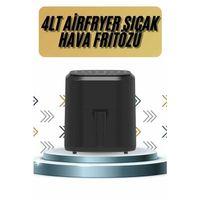 4l Airfryer Hazneli Hava Fritözü Yağsız Fritöz Taşınabilir Fırın İşlevi Gören Pratik