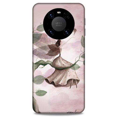 Lopard Huawei Mate 40 Pro Uyumlu Kılıf Y.Liva-2020 Seri Sarmaşık Perisi Thin Fit Kılıf