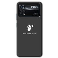 Poco x4 Pro Kılıf HD Desen Baskılı Arka Kapak - Headshot + Kırılmaz Cam