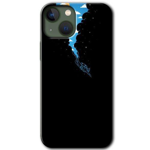 MRCİLETİSİM iPhone 13 Mini Kılıf Baskılı Kapak - Derinlere Yolculuk +Tam Ekran Koruyucu